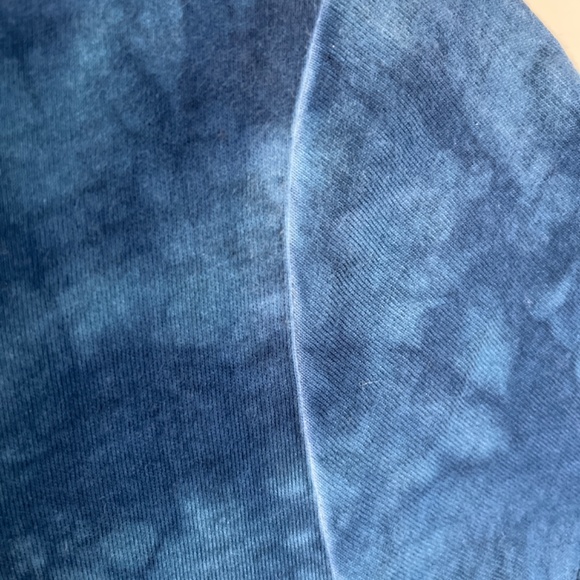 Tie dyed blue T-shirt dress - Picture 4 of 5